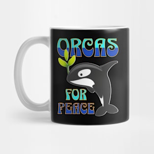 Orcas for Peace Mug